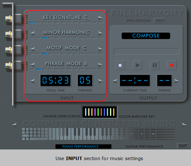 How to use Virtual Music Composer