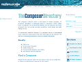 Composer Directory : Find Composers & Producers for Custom Music, Commissions and Soundtracks