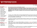 PressZoom.com - Global News Service - News and Press Release Distribution