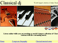 World's largest collection of online classical radio stations, composers biography, classical musical terms and much more
